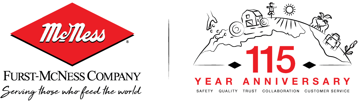 mcness 115 year logo